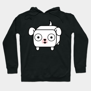 Pit Bull Loaf - White Pitbull with Floppy Ears Hoodie